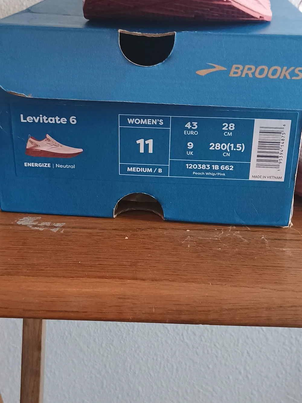 Brooks Levitate 6 Women's Running Shoes - Light Pink